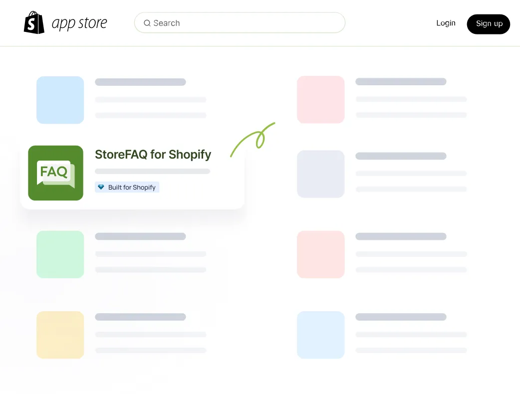 StoreFAQ FAQ page shown on a laptop and a phone
