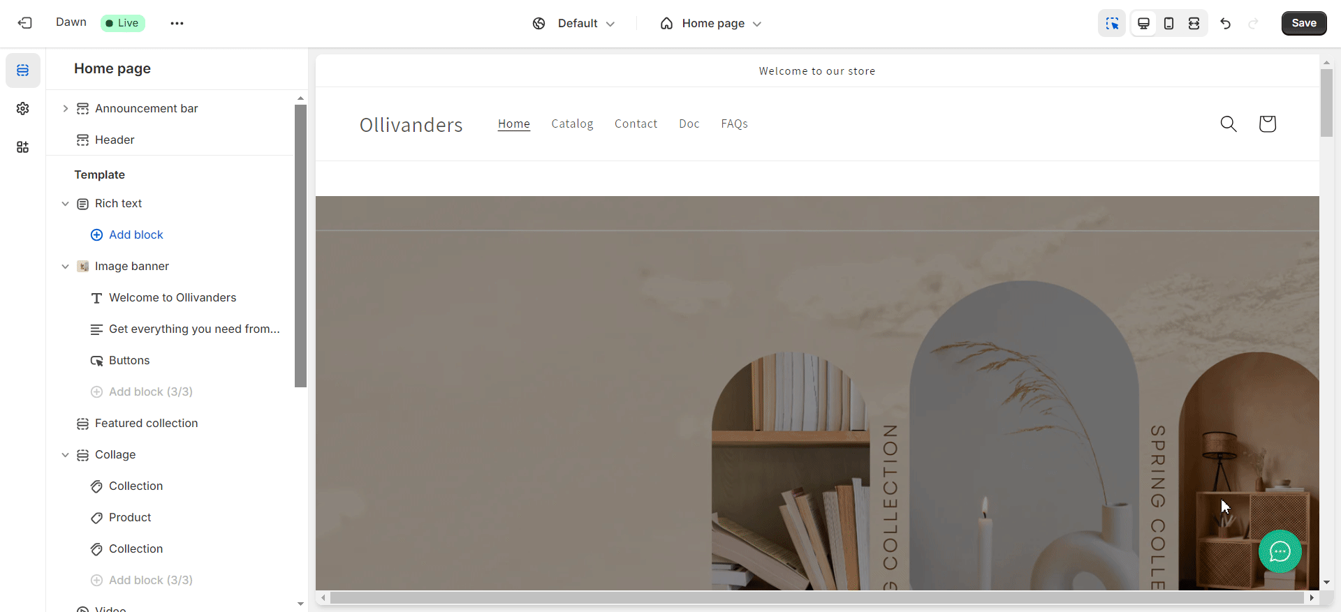 Shopify FAQ Page
