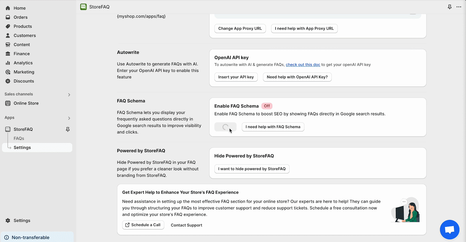 Create FAQ Sections with StoreFAQ