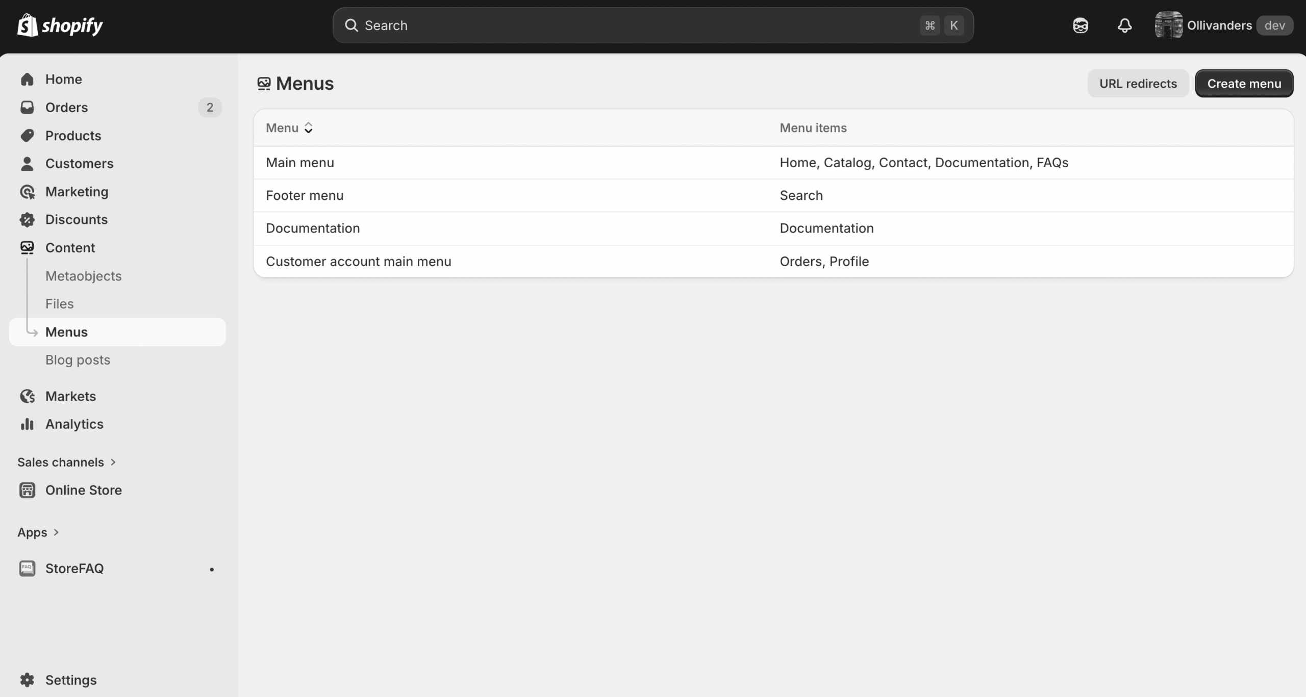 Shopify FAQ Page