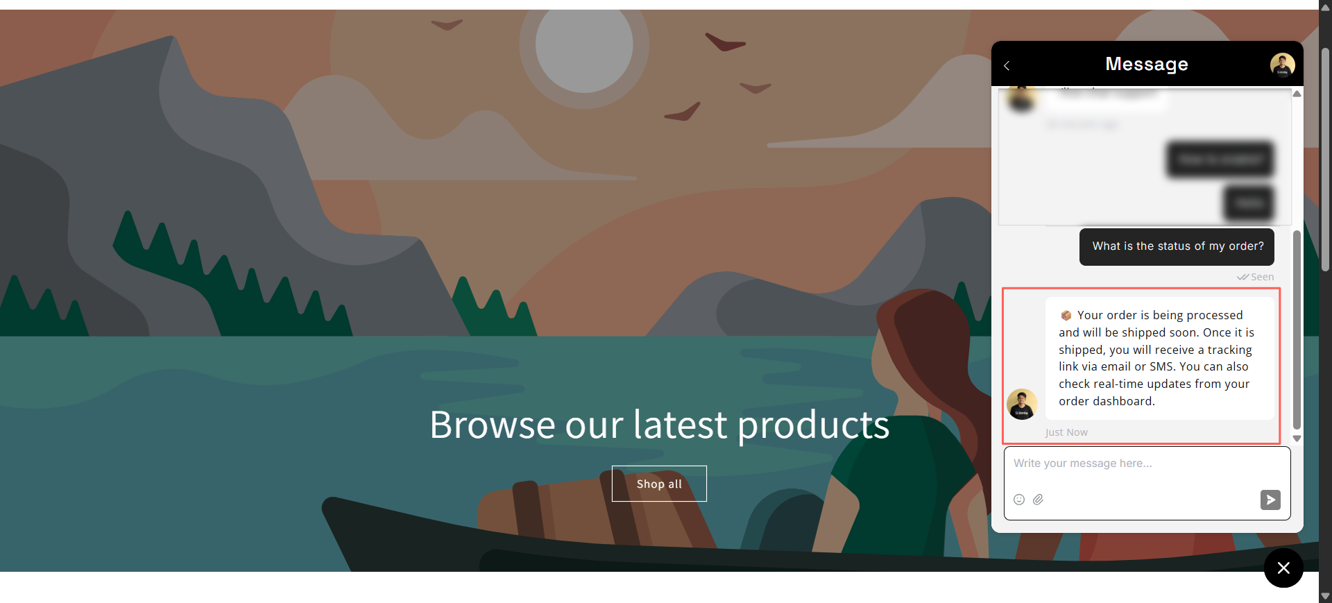 This is how you can easily create, manage and send message shortcuts using StoreFAQ.