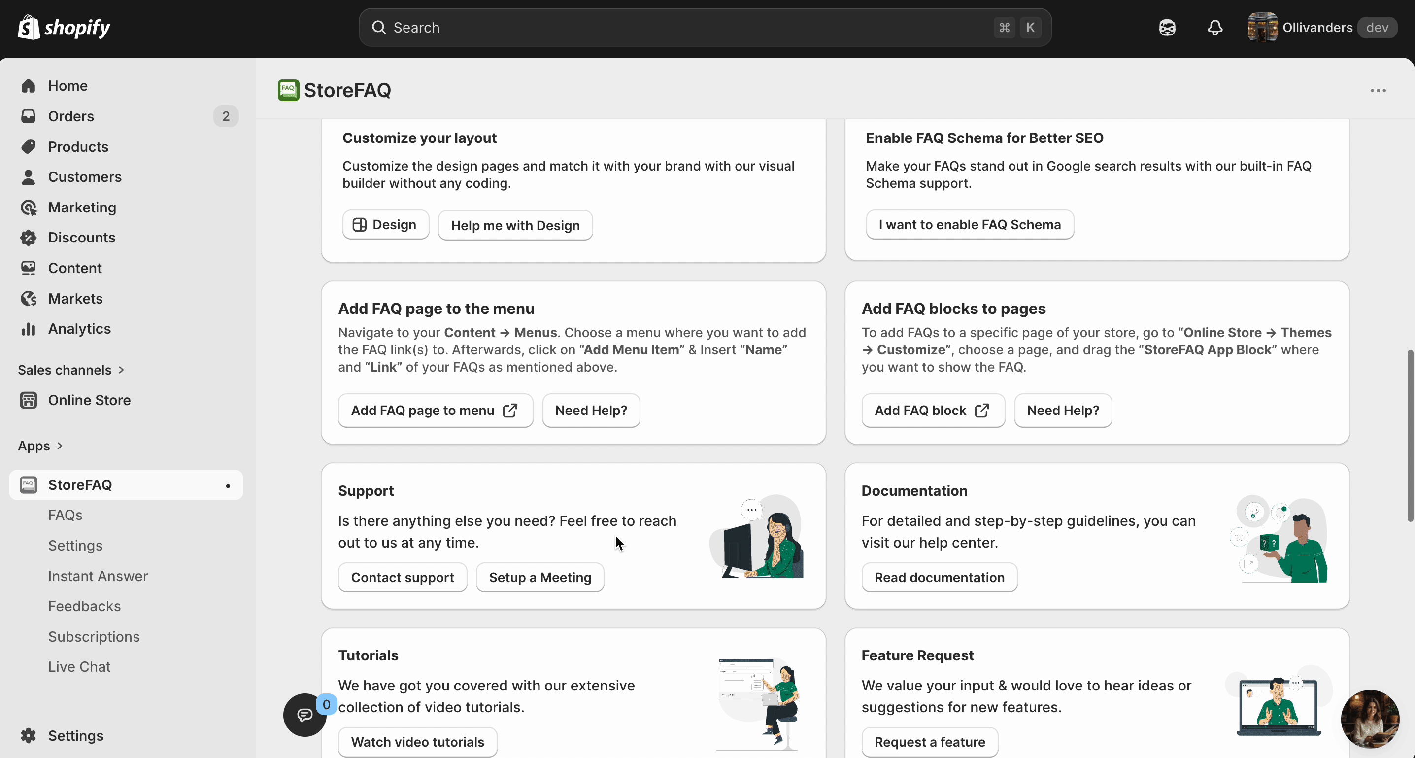 StoreFAQ AI FAQ Generation